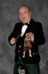 Here the Kilted Magician is seen in his formal outfit for those special occasions .